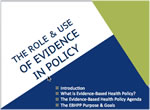Evidence based health policy photo